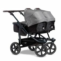 Tfk Duo 2 Kombi Kinderwagen Premium Grau Luftkammer Radset