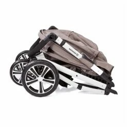 Gesslein S4 Air + Sport Buggy Rot Gestell Schwarz | Der Sportliche Liegebuggy -Kinderwagen s4 detail zusammengelegt 316000 4