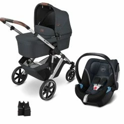 ABC Design Salsa 4 Kinderwagen Bundle Storm Mit Cybex Aton 5 Und Adapter