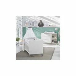 Schardt Florence Sparset Inkl. Umbauseiten Babybett & Wickelkommode