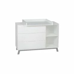 Schardt Florence Wickelkommode Fußgestell Massivholz - Inkl. Wickelaufsatz