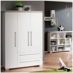 Paidi Kira Jugendzimmer 3-türiger Schrank Nautik Zum Aktionspreis -Kinderwagen schrank 3t2s nautik gr 4