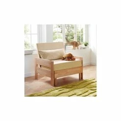 Relita NOEL Hochbett Buche Massiv Natur Inklusive Schreibtisch, Zum Einzelbett Umbaubar -Kinderwagen sessel noel natur gr 1