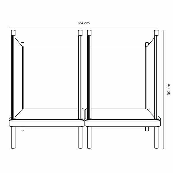Timkid Sila Couch Klein Petrol Kissen Orange 3 Timkid Sila Couch Klein Petrol Kissen Orange – Bild 3