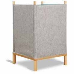 Timkid Sila Sessel Orange Kissen Grün -Kinderwagen sila sessel filzwand hinten 2 1