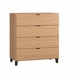 VOX Simple Kommode Eiche/schwarz