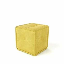 Nature Kid Sitzwürfel Modul Gelb Mit Anti-rutsch Unterboden