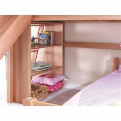 Relita SKY Etagenbett Buche Massiv Weiß Inkl. Regal & Rutsche - Zu 2 Einzelbetten Umbaubar 11 Relita SKY Etagenbett Buche Massiv Weiß Inkl. Regal & Rutsche - Zu 2 Einzelbetten Umbaubar -Kinderwagen sky detail 2 gr 2