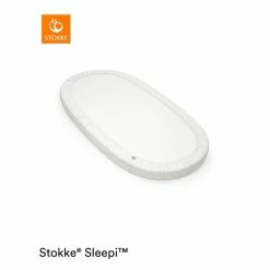 Stokke® Sleepi™ Bett Spannbettlaken V3 Fans Grey -Kinderwagen sleepi bed fitsh fansgrey 211207 5113 rt