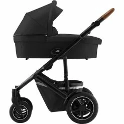 Britax Smile 3 Kinderwagen Pure Beige Essential Set GRATIS Babywanne -Kinderwagen smile iii cognachandle spaceblack 01 hardcarrycot 2020 72dpi 2000x2000 1 1