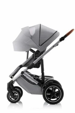 Britax Smile 5Z Sportwagen Frost Grey -Kinderwagen smile 5z frostgrey anthrazite brownhandle 01 fwf canopyextended 2023