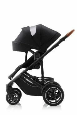 Britax Smile 5Z Sportwagen Galaxy Black - GreenSense -Kinderwagen smile 5z galaxyblack black brownhandle 01 fwf canopyextended 2023
