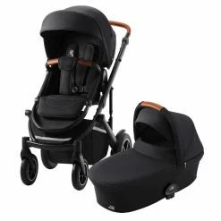 Britax Smile 3 Kinderwagen Fossil Grey Essential Set GRATIS Babywanne