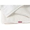 HESBA Kuscheldecke Weboptik - Wollweiß