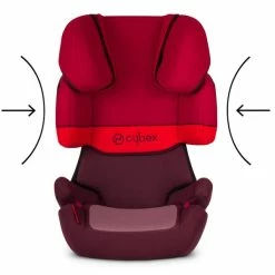 CYBEX Solution X-Fix Kindersitz Rumba Red Gruppe 2/3 -Kinderwagen solutionx fix lsp system 6