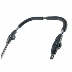 HESBA Condor Light Kinderwagen Außen 665 Innen 166 Black Edition - Räder Schwarz 30 Cm -Kinderwagen standardgriff 2 1