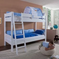 Relita STEFAN Etagenbett Buche Massiv Weiß Zu 2 Einzelbetten Umbaubar - Frachtfrei 11 Relita STEFAN Etagenbett Buche Massiv Weiß Zu 2 Einzelbetten Umbaubar - Frachtfrei -Kinderwagen stefan weiss blau delfin 1