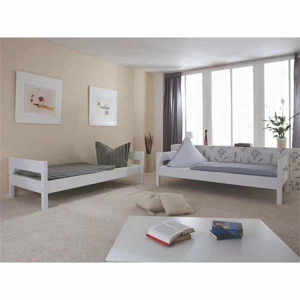 Relita STEFAN Etagenbett Buche Massiv Weiß Zu 2 Einzelbetten Umbaubar - Frachtfrei 4 Relita STEFAN Etagenbett Buche Massiv Weiß Zu 2 Einzelbetten Umbaubar - Frachtfrei – Bild 4