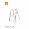 Stokke® Steps™ Hochstuhl Weiß Buchenholz Natur Mit Vielen Variationsmöglichkeiten