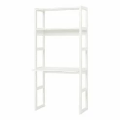 Hoppekids Storey Regal 1-teilig Weiß 80 Cm Breite, Mit 2 Regalbrettern & Tischplatte