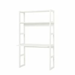 Hoppekids Storey Regal 1-teilig Weiß 100 Cm Breite, Mit 2 Regalbrettern & Tischplatte