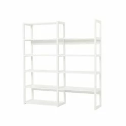 Hoppekids Storey Regalsystem 2-teilig Weiß Jeweils 80 Cm Breite, Mit 8 Regalbrettern