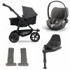 Tfk Mono 2 Kinderwagen Bundle Premium Anthrazit Luftrad | CYBEX Cloud T I-Size + Base + Adapter