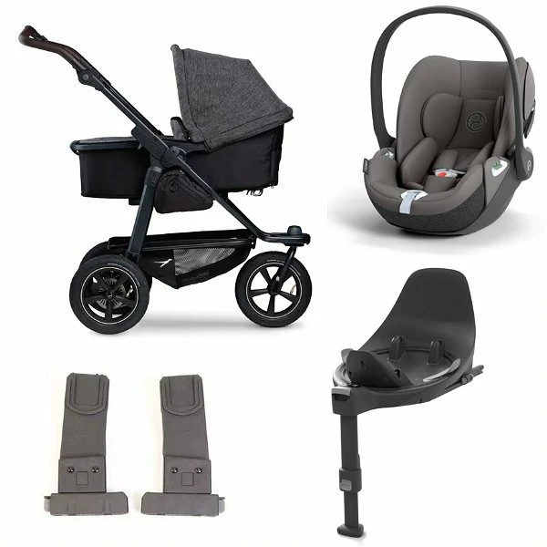 Tfk Mono 2 Kinderwagen Bundle Premium Anthrazit Luftrad | CYBEX Cloud T I-Size + Base + Adapter 1 Tfk Mono 2 Kinderwagen Bundle Premium Anthrazit Luftrad | CYBEX Cloud T I-Size + Base + Adapter