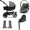 Tfk Mono 2 Kinderwagen Bundle Premium Grau Luftkammer CYBEX Cloud T I-Size + Base + Adapter