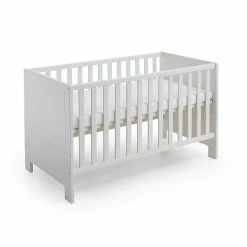 Arthur Berndt Thilo Kinderbett 70x140 Cm MDF Weiß Mit Rillenfräsung