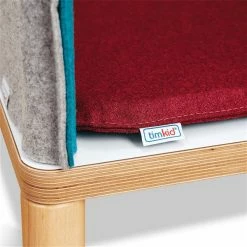 Timkid Sila Sessel Petrol Kissen Rot -Kinderwagen tsl1 104 ecke 1