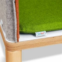 Timkid Sila Sessel Orange Kissen Grün -Kinderwagen tsl1 106 ecke