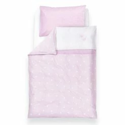 Träumeland Krone Rosa Bettwäsche 80x80