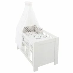 Träumeland Bettset Kleiner Bär 100x135 Inkl. Himmel & Nestchen