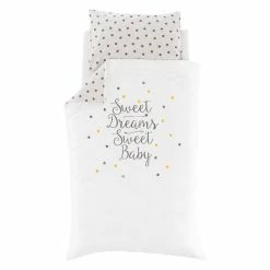 Träumeland Bettwäsche Sternentraum Gelb 100x135