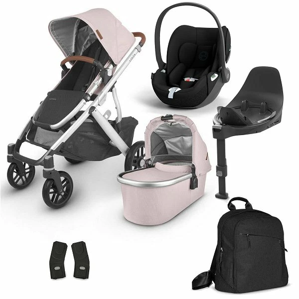 UPPAbaby Vista V2 Bundle Alice Dusty Pink & Cybex Cloud T, Base T, Wickelrucksack 3 UPPAbaby Vista V2 Bundle Alice Dusty Pink & Cybex Cloud T, Base T, Wickelrucksack – Bild 3