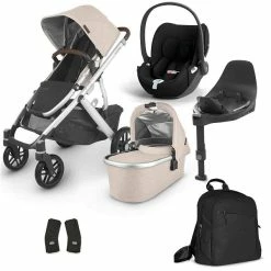 UPPAbaby Vista V2 Bundle Declan Oat Melange & Cybex Cloud T, Base T, Wickelrucksack 9 UPPAbaby Vista V2 Bundle Declan Oat Melange & Cybex Cloud T, Base T, Wickelrucksack -Kinderwagen vista v2 bundle declan oat neu