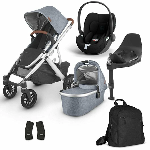 UPPAbaby Vista V2 Bundle Gregory Blue & Cybex Cloud T, Base T, Wickelrucksack 3 UPPAbaby Vista V2 Bundle Gregory Blue & Cybex Cloud T, Base T, Wickelrucksack – Bild 3