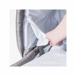 HESBA Condor Coupe Kinderwagen Außen 647 Innen 250 Teilleder Räder Schwarz 30 Cm Ledergriff Hellb -Kinderwagen wash2 detail 2 gr 18