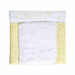 Schardt Wickelauflage Lovely Birds Gelb 80x75 Cm Inkl. Abnehmbarem Frotteebezug Und Stickerei