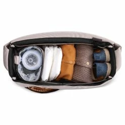 ABC Design Samba 2in1 Kinderwagen Bundle Berry Pure Mit Autositz, Wickeltasche, Fußsack Und Adapter -Kinderwagen wickeltasche changing bag urban berry 04 grosse faecher 04