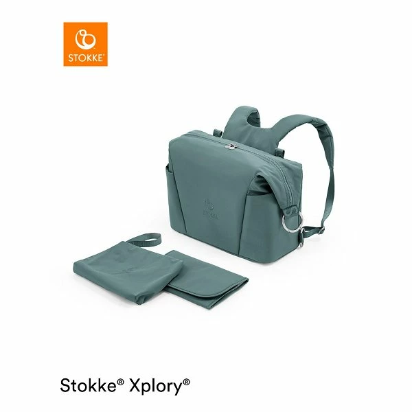 Stokke® Xplory® X Wickeltasche Cool Teal 1 Stokke® Xplory® X Wickeltasche Cool Teal
