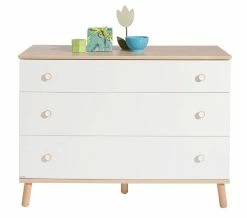 Paidi Ylvie Wickelkommode 3 Schubkästen Breit Schubkästen Kreideweiß