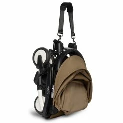 BABYZEN™ YOYO² 6+ Buggy Toffee Gestell White -Kinderwagen yoyo 2 6 folded 3 4 white frame toffee web
