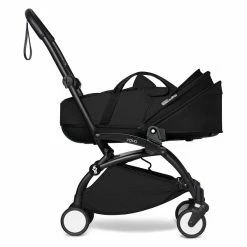 BABYZEN™ YOYO Babywanne Black -Kinderwagen yoyo 2 bassinet canopy down profile black frame black web