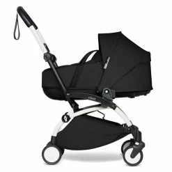 BABYZEN™ YOYO Babywanne Black -Kinderwagen yoyo 2 bassinet profile white frame black web