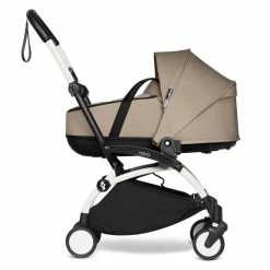 BABYZEN™ YOYO Babywanne Taupe -Kinderwagen yoyo 2 bassinet profile white frame taupe web