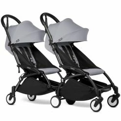 BABYZEN™ YOYO² Doppelbuggy Stone Gestell Black
