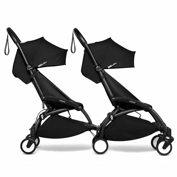 BABYZEN™ YOYO² Doppelbuggy Black Gestell Black 2 BABYZEN™ YOYO² Doppelbuggy Black Gestell Black – Bild 2