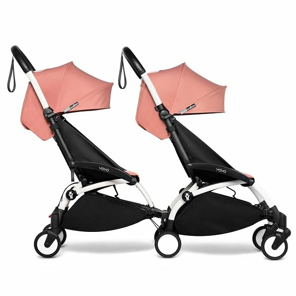BABYZEN™ YOYO² Doppelbuggy Ginger Gestell White 2 BABYZEN™ YOYO² Doppelbuggy Ginger Gestell White – Bild 2